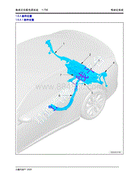 2020年小鹏P7-1.6 集成式车载电源系统-1.6.4 部件位置