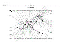 2021年款比亚迪宋PLUS DMi-3.6 仪表板线束 I