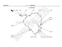 2021年款比亚迪宋PLUS DMi-3.9 后背门线束