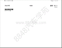 奥迪A6L电路图（C7）电动滑动天窗 自2011年1月起