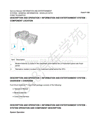 2015-17 福特 F-150 SM – 信息和娱乐系统