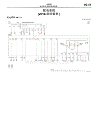 2016年三菱欧蓝-电路图-配电系统（2016款前数据）