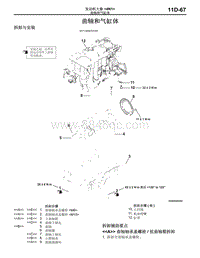 2016年三菱欧蓝维修手册-4N1-22-曲轴和气缸体