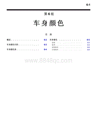 2016年三菱欧蓝维修手册-06-车身颜色