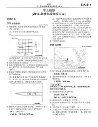 2016年三菱欧蓝维修手册-CVT-12-车上检修（2016款增加或修改内容）