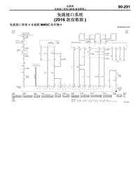 2016年三菱欧蓝-电路图-免提接口系统（2016款前数据）