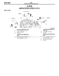 2016年三菱欧蓝维修手册-CVT-19-传感器（2016款增加或修改内容）