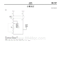 2016年三菱欧蓝-电路图-小聚光灯