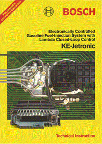 Bosch KE-Jetronic Fuel Injection Manual