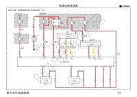 2018年君马S70电路图-进排气控制 碳罐电磁阀控制与氧传感器控制（1.6L）