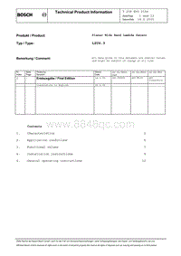 博世宽频氧传感器技术产品信息LSU4.9