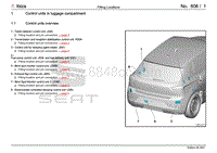 2022 Seat Ibiza Mk5 接线 – 车辆后部