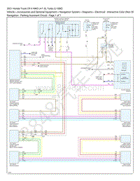 2021 本田CR-V 1.5L电路图 – 导航 – 停车辅助电路