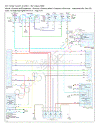 2021 本田CR-V 1.5L电路图 – 加热方向盘电路（方向盘）