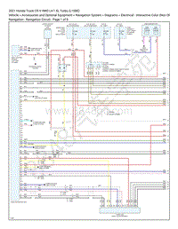 2021 本田CR-V 1.5L电路图 – 导航 – 导航电路
