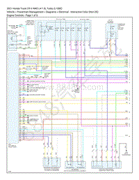 2021 本田CR-V 1.5L电路图 – 发动机控制（动力总成管理）