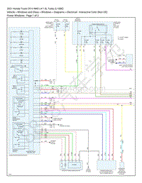 2021 本田CR-V 1.5L电路图 – 电动车窗