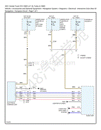 2021 本田CR-V 1.5L电路图 – 导航 – 指南针电路