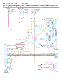 2021 本田CR-V 1.5L电路图 – 电子助力转向（动力转向）