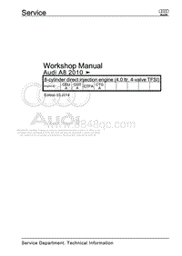 奥迪 D4 4H –（4.0 升 4 气门 TFSI – CEUA CGTA CTFA CTGA）