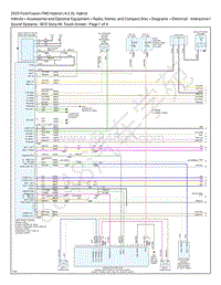 2020 Fusion FWD 2.0L EWD – 音响系统 – W_0 Sony W_ 触摸屏