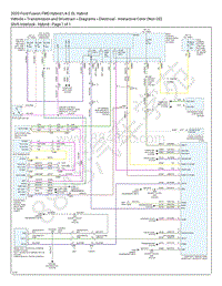 2020 Fusion FWD 2.0L EWD – 换档联锁 – 混合动力