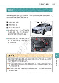 2017年比亚迪秦EV300保险丝位置说明