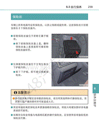 2020年比亚迪宋plus 燃油保险丝位置说明