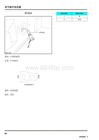 2010年荣威550电路图-电气端子定位图BY054