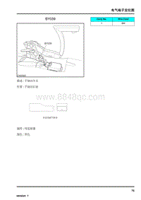 2010年荣威550电路图-电气端子定位图BY039