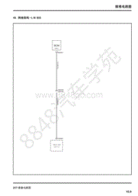 2011年荣威750HYBRID电路图-49. 网络架构-LIN BUS