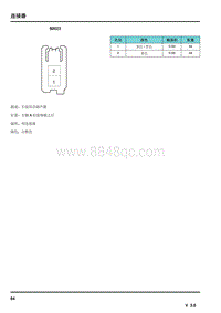 2014年荣威950电路图-连接器-BD023