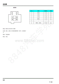 2017年荣威950电路图--连接器-AC030