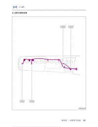 2019年小鹏G3电路图-8.4 副仪表板线束