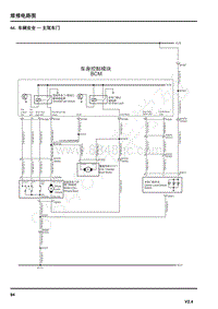 2016年荣威eRX5电路图-66.车辆安全--主驾车门