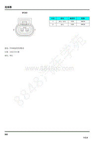 2019年荣威eRX5电路图-连接器-BY243