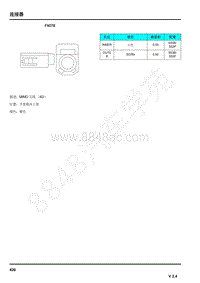 2019年荣威eRX5电路图-连接器-FA078