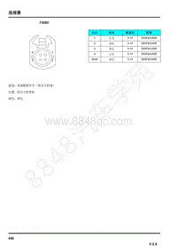 2019年荣威eRX5电路图-连接器-FA080