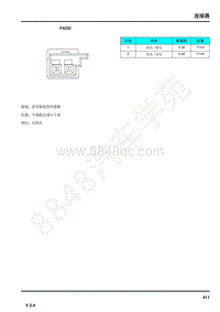 2019年荣威eRX5电路图-连接器-FA050