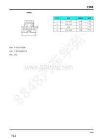 2019年荣威eRX5电路图-连接器-FA056