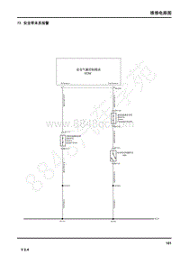 2019年荣威eRX5电路图-73.安全带未系报警