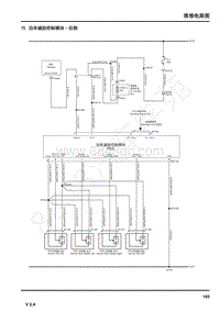 2019年荣威eRX5电路图-75.泊车辅助控制模块-后部