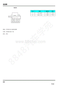 2019年荣威eRX5电路图-连接器-FA074