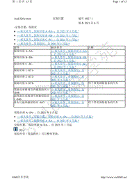 奥迪Q4 e-tron电路图-安装位置 保险丝