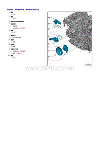 奥迪A4B8-3.2升6缸直喷发动机-冷却液泵和冷却液调节器