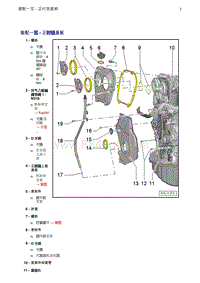 奥迪A4B8-1.8升_2.0升TFSI发动机-01 正时链盖板上