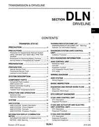 英菲尼迪Q60维修手册-DLN-传动系