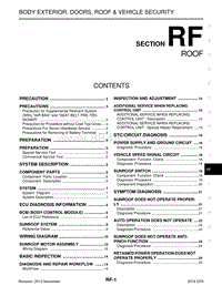 英菲尼迪Q70维修手册-RF-车顶