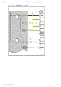 吉利帝豪EV350-EV450-EV500-前机舱保险丝 继电器盒电源分布图 续5 