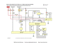 英菲尼迪Q50电路图-N 驾驶员信息 多媒体-16-REAR VIEW MONITOR SYSTEM 2.0L TURBO GASOLINE ENGINE 
